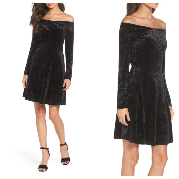 chelsea28 velvet dress